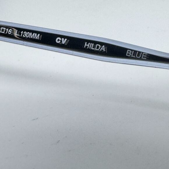 BCBG MAXAZRIA Hilda Brown Blue Square Eyeglasses Frames 50-16 130 H17532 - Picture 6 of 7